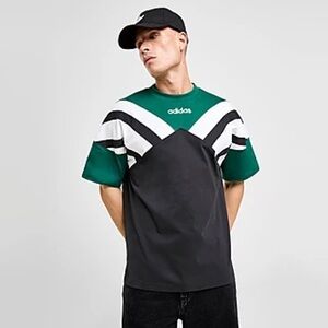 Adidas Men's Tri-Color Short Sleeve Tee